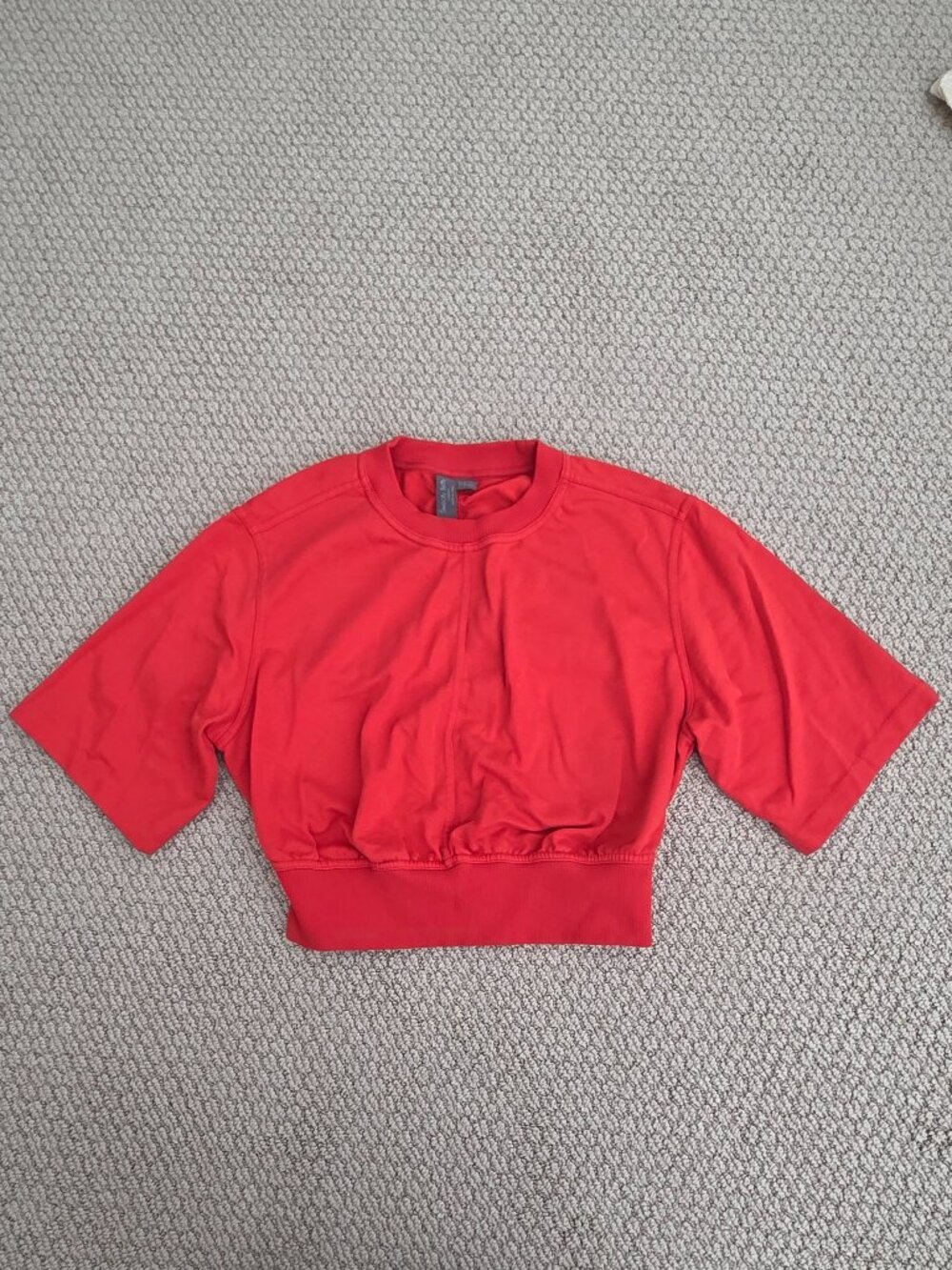 Sweaty Betty Red Orange Womens Crop Top US 6